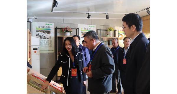 自治區(qū)水利廳黨組書(shū)記、廳長(zhǎng)楊焱一行來(lái)到公司食用菌基地調(diào)研，了解現(xiàn)代特色農(nóng)業(yè)發(fā)展情況